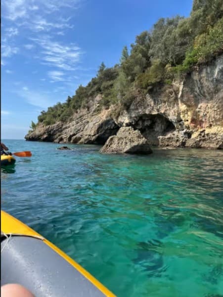 From Lisbon: Arrábida Natural Park Kayak Tour with Lunch | ®ExcursionMania