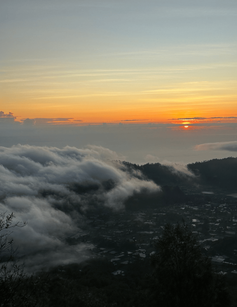 Full-Day Mount Batur Volcano Sunrise Trek with Natural Hot Springs | ®ExcursionMania