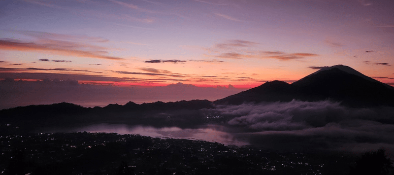 Full-Day Mount Batur Volcano Sunrise Trek with Natural Hot Springs | ®ExcursionMania
