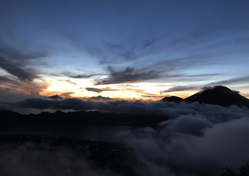 Full-Day Mount Batur Volcano Sunrise Trek with Natural Hot Springs | ®ExcursionMania