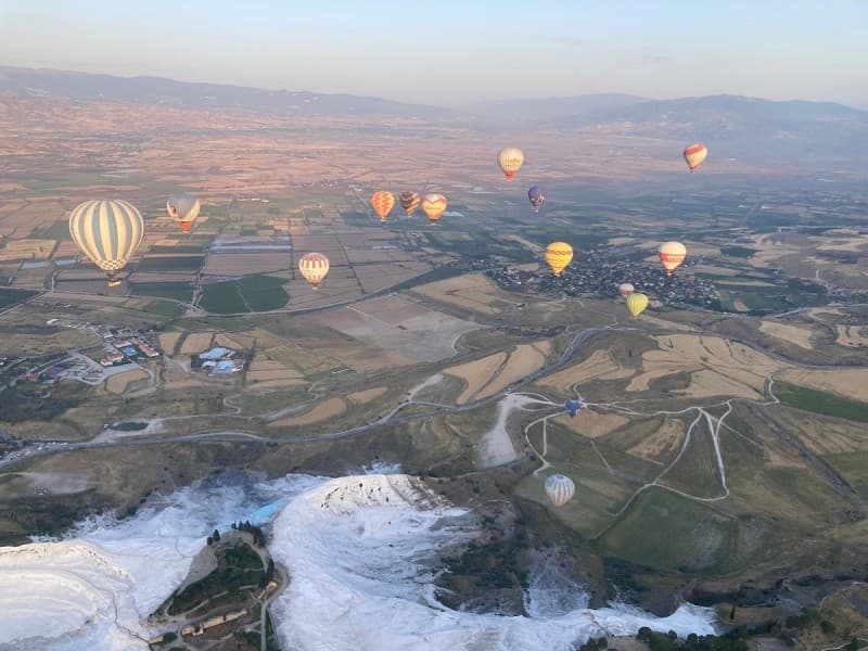 Turunc Pamukkale Hot Air Balloon Adventure and Historical Marvels | ®ExcursionMania