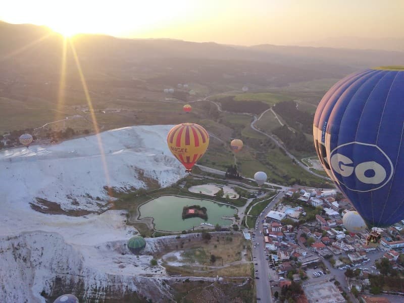 Pamukkale Hot Air Balloon Flight Experience with Sunrise | ®ExcursionMania - Image 1