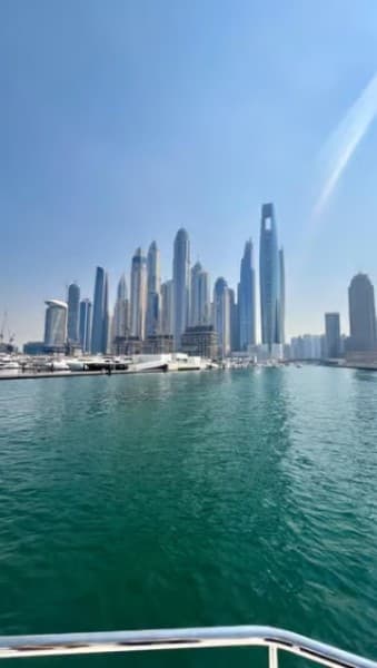Dubai Marina Yacht Tour: Ain Wheel, JBR & Harbour in 1 Hour | ®ExcursionMania - Image 1