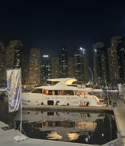 Dubai Marina Yacht Tour: Ain Wheel, JBR & Harbour in 1 Hour | ®ExcursionMania