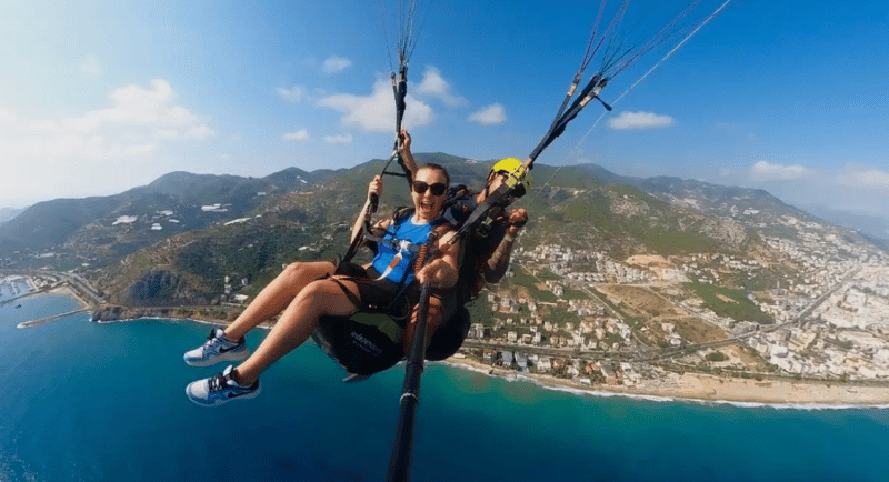 Alanya: Tandem Paragliding Experience with Hotel Pickup | ®ExcursionMania - Image 2