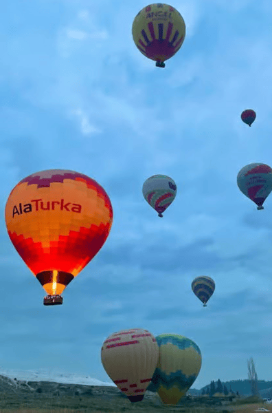 Side Pamukkale Day Trip with Balloon Flight & Watching Tour | ®ExcursionMania