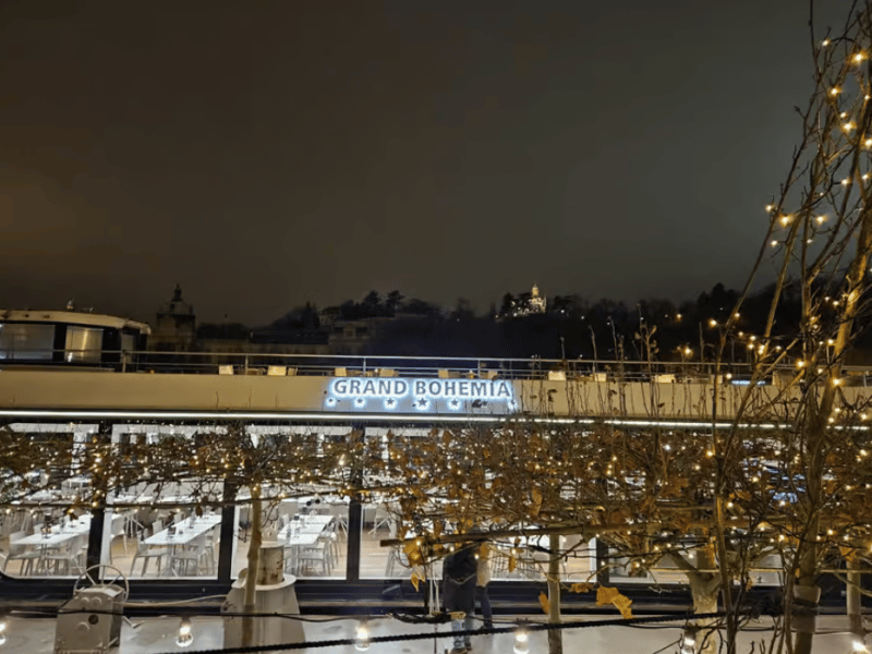 Prague: Sightseeing Dinner Cruise on Open-Top Glass Boat | ®ExcursionMania - Image 2