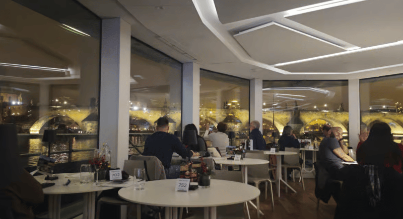 Prague: Sightseeing Dinner Cruise on Open-Top Glass Boat | ®ExcursionMania - Image 3