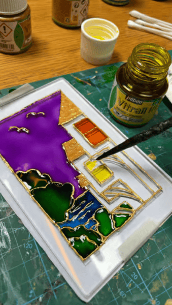 Istanbul: Traditional Stained Glass Painting Experience | ®ExcursionMania - Image 4