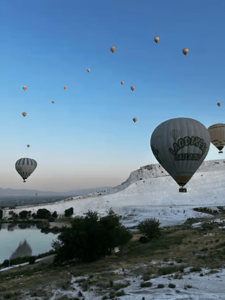 From Kemer: Pamukkale Tour with Hot Air Balloon Flight | ®ExcursionMania
