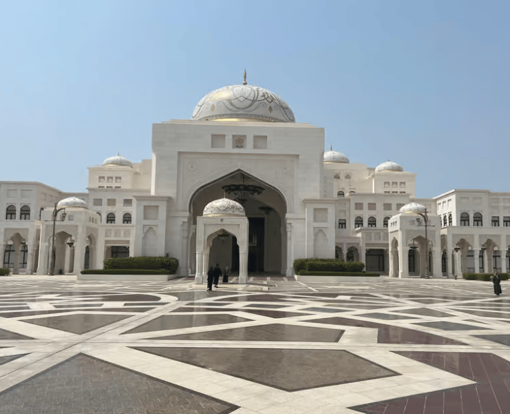 From Abu Dhabi: Grand Mosque Royal Palace and Etihad Tower | ®ExcursionMania - Image 1