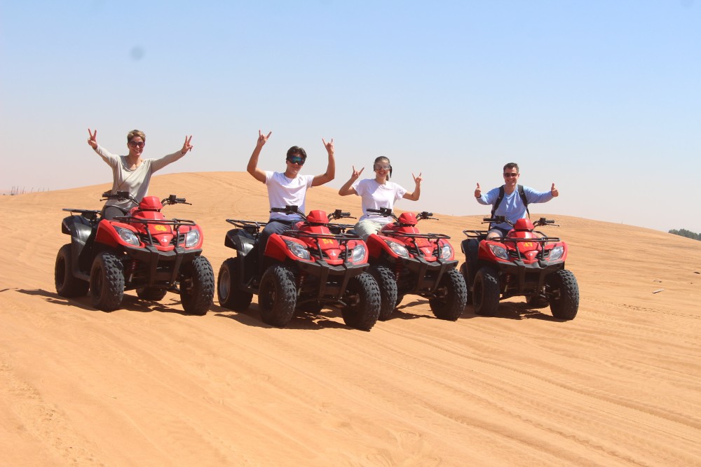 Dubai: Quad Bike Safari, Camels & Al Khayma Camp BBQ Dinner
