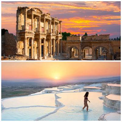Icmeler Ephesus & Pamukkale Tour