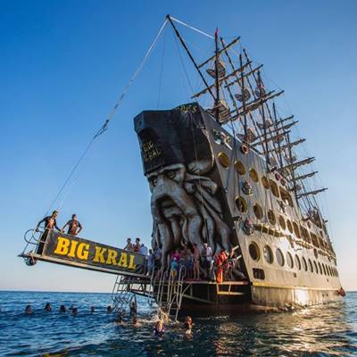 Alanya Big Kral Piratenschiff Bootsfahrt